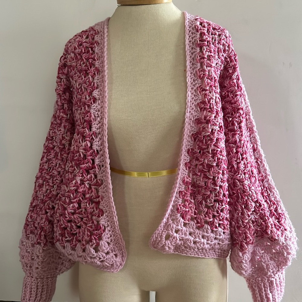 Handmade Crochet Cardigan Sweater